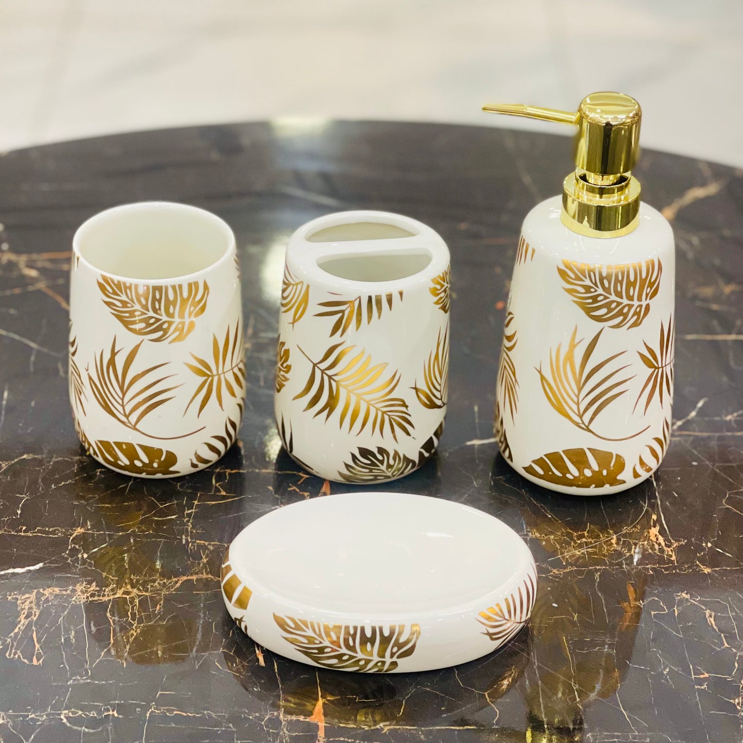 4pcs Ceramic Bath Set