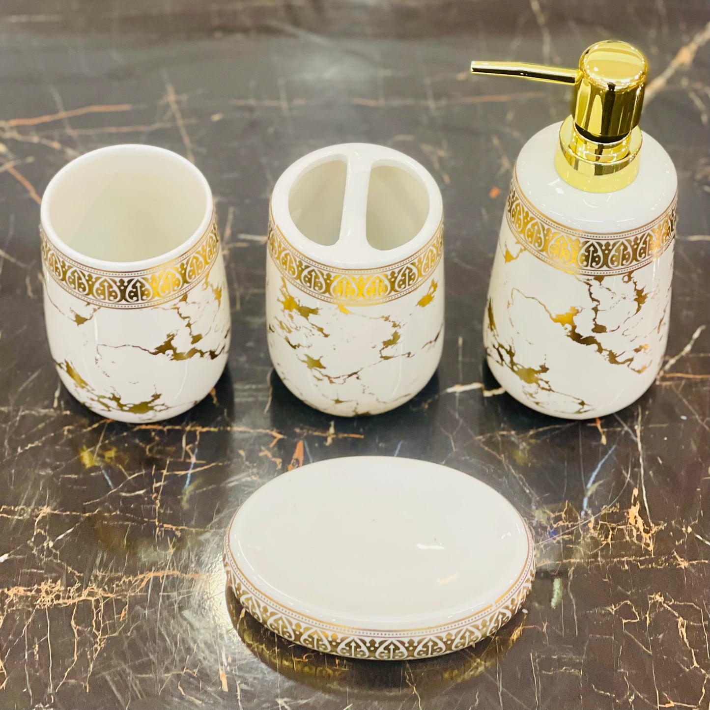 4pcs Ceramic Bath Set