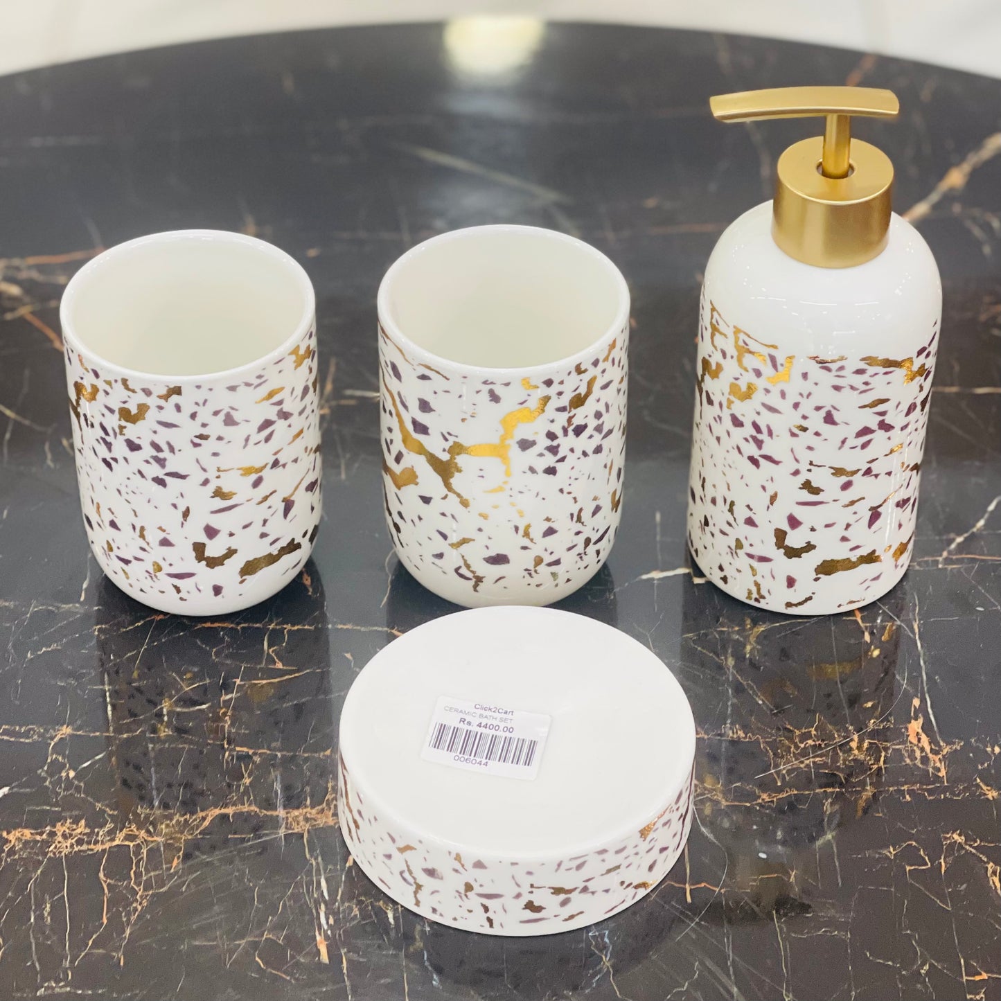 4pcs Ceramic Bath Set