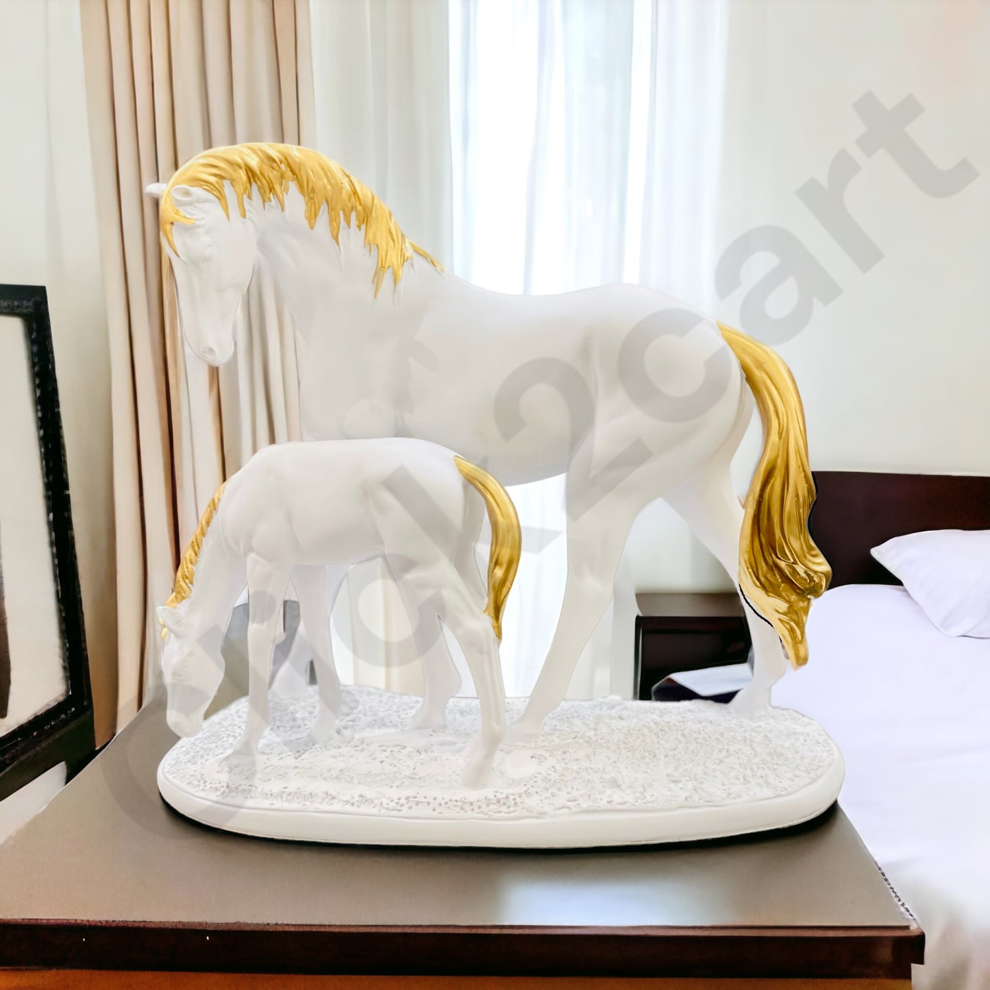 White Horses Sculpture