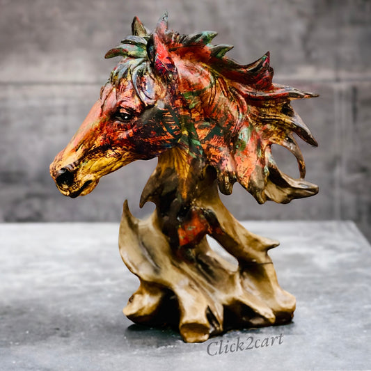 Resin Horse Sculpture