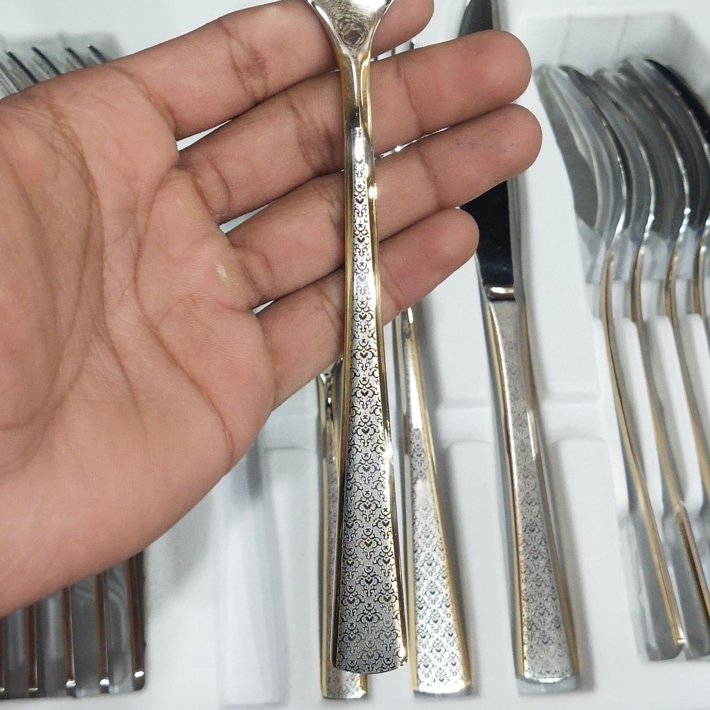 Ayd 24 Pcs Cutlery Set (Silver)