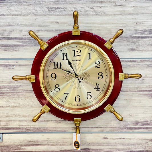 Vintage Style Rudder Styling Wall Clock