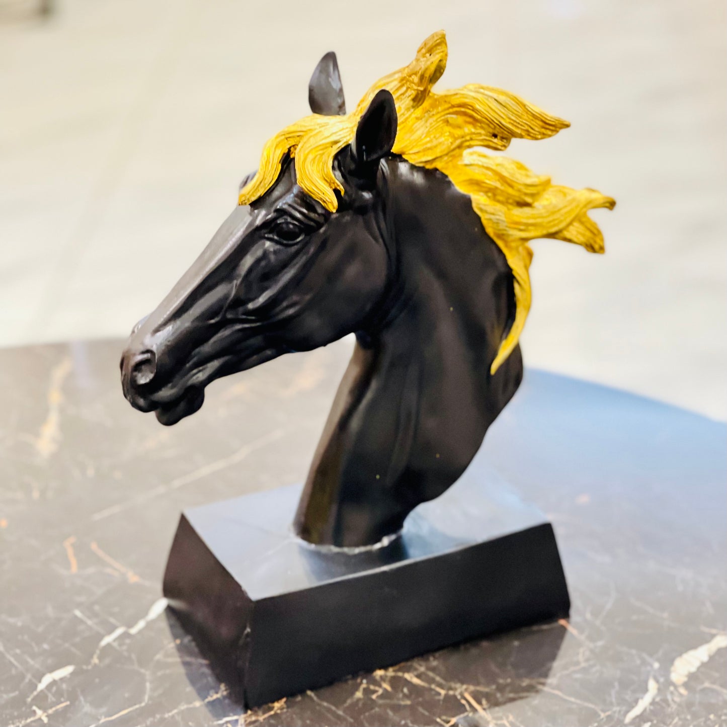 Resin Horse Head Statue