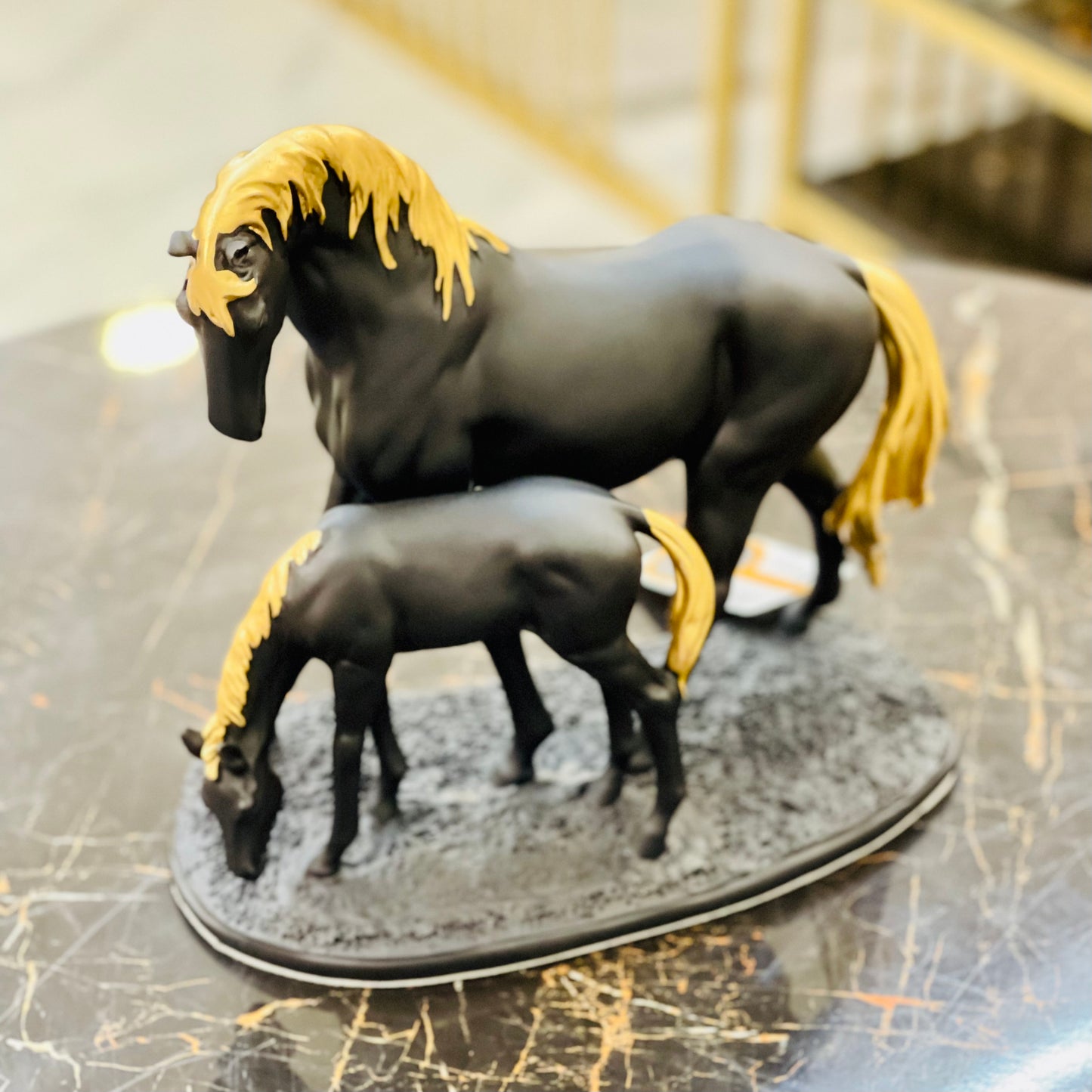 Black Horses Sculpture