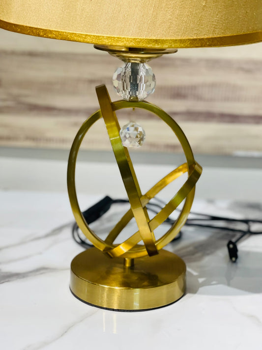 Golden Brass Modern Table Lamp