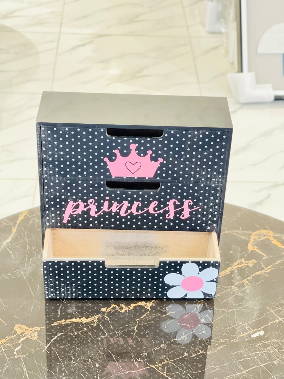 3 Drawer Jewelry Box