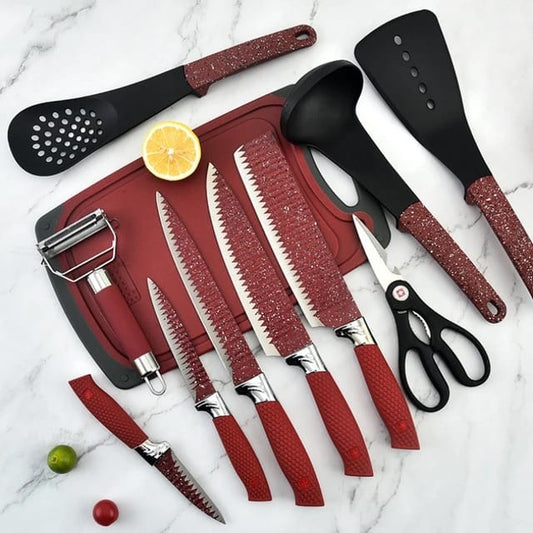 12pcs Kitchen Cutlery Knife Set