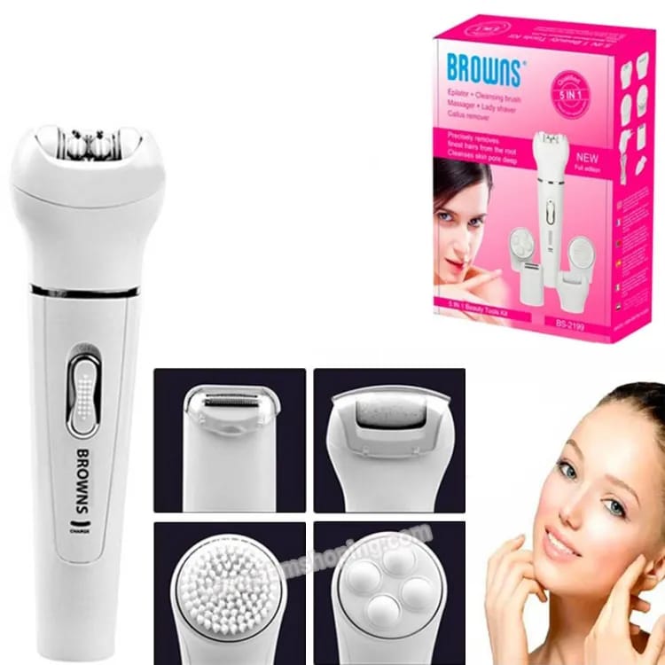 5 in 1 Browns BS 2199 – Epilator For Women