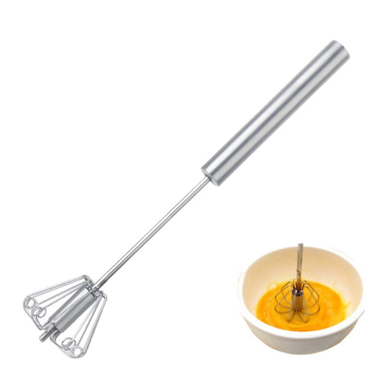 Stainless Steel Handle Egg Beater