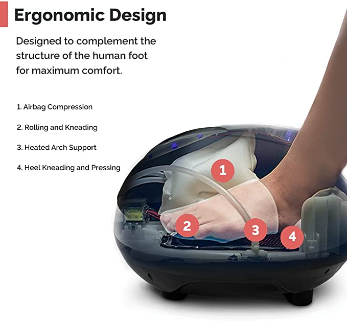 Shiatsu Foot Massager with Heat by truMedic