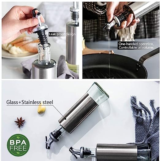 Glass Oil & Vinegar Dispenser