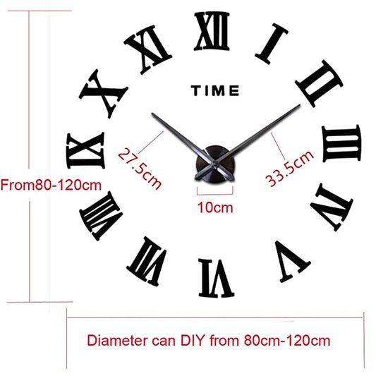Sticker Wall Clock (Large)