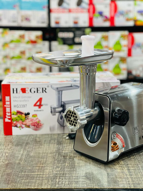 HAEGER HG-3397 multi-function meat grinder electric - Click 2Cart