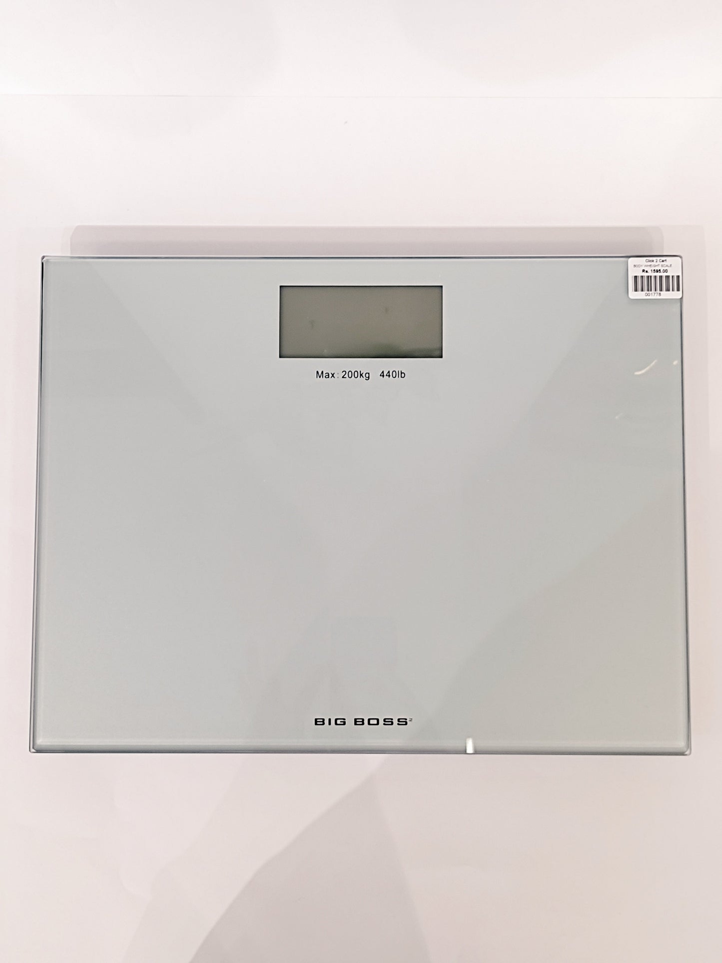 Digital Body Weight Scale (Silver)