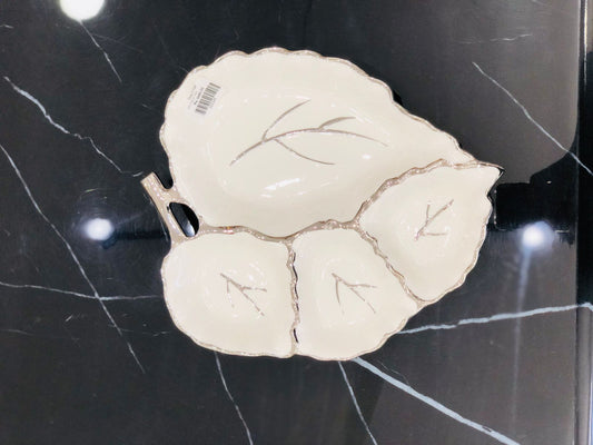 Big Leaf Shape Tray Ceramic