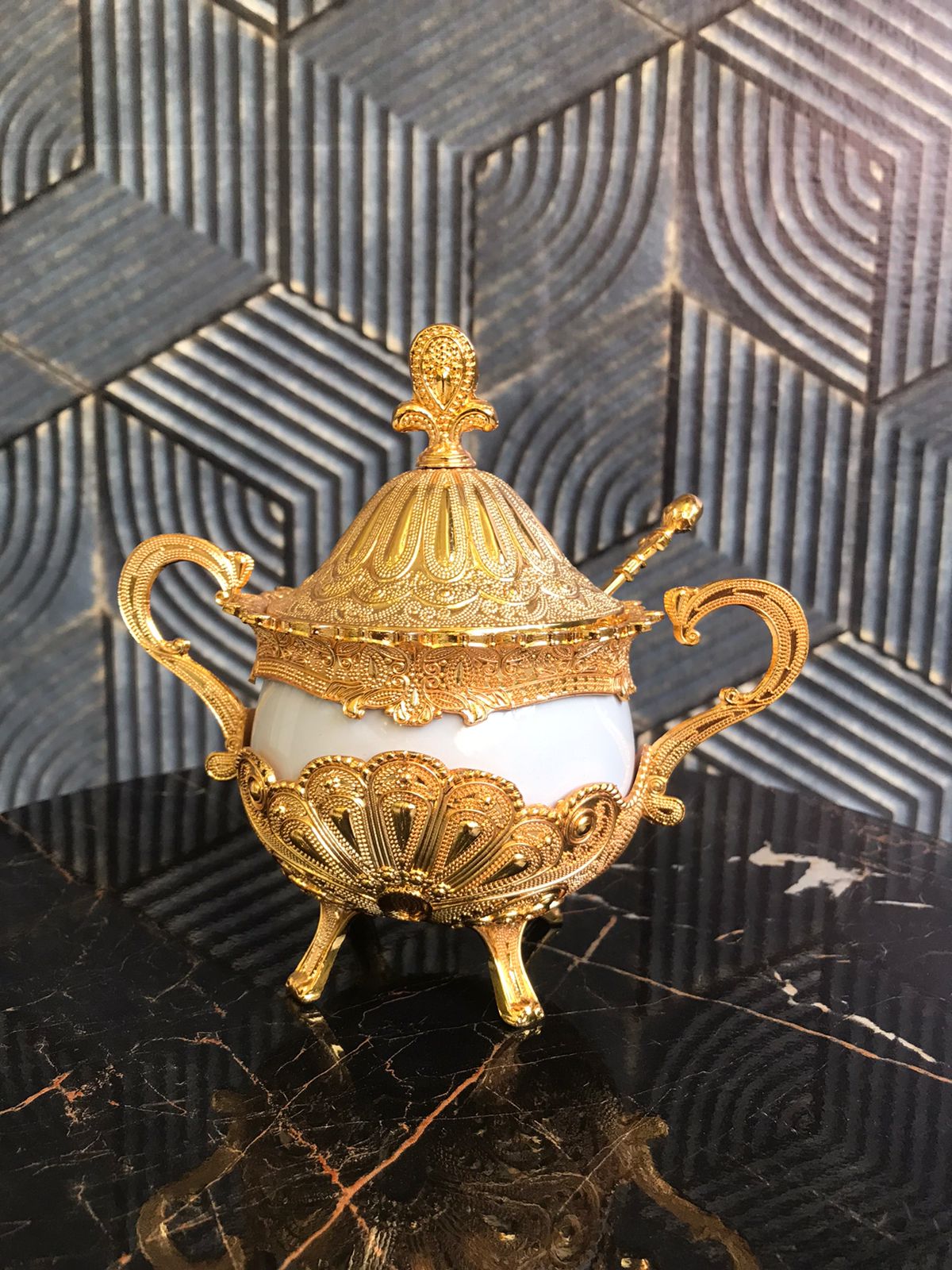 Turkish Ottoman Style Sugar Pot