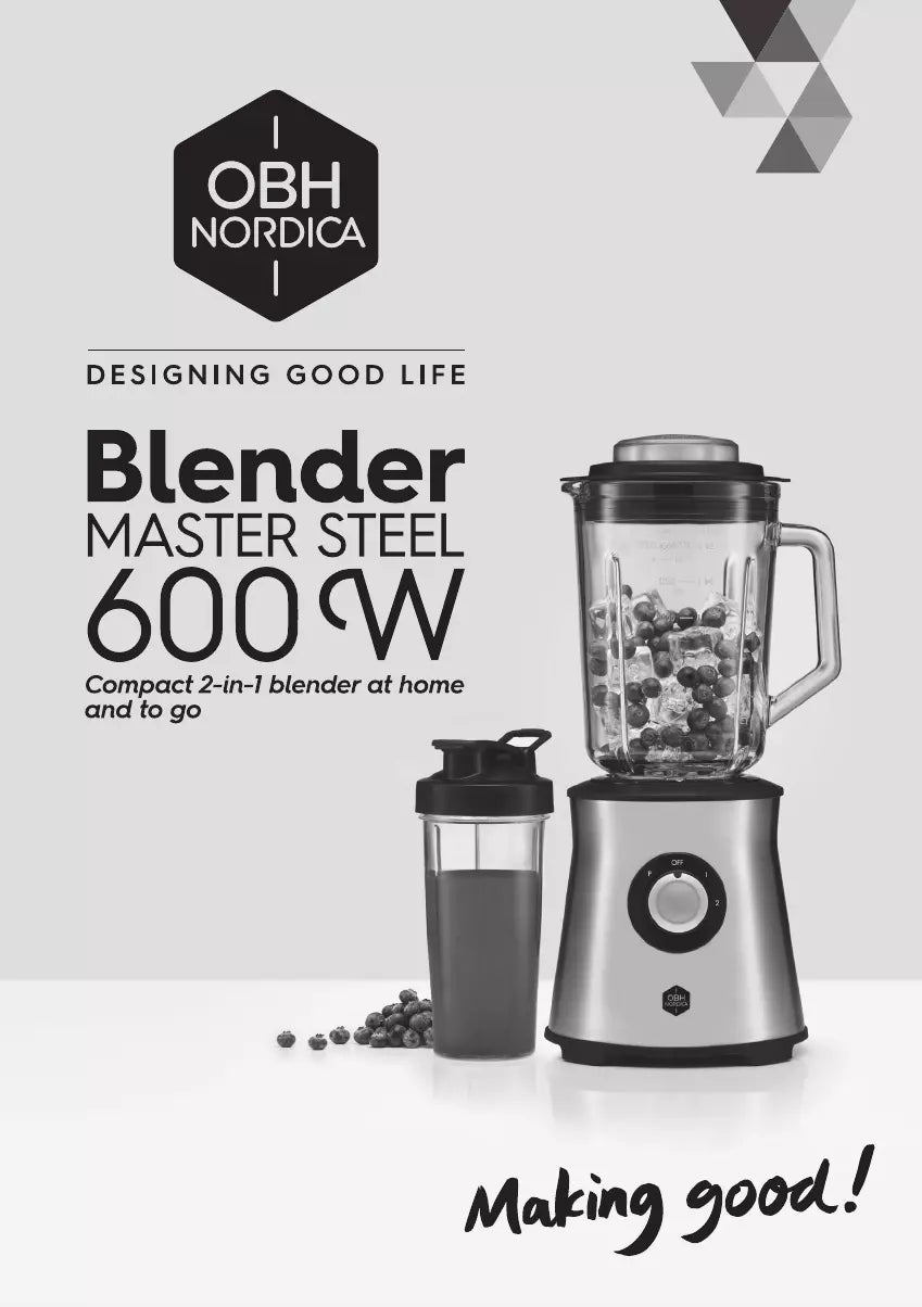 2 in 1 OBH Nordica Blender