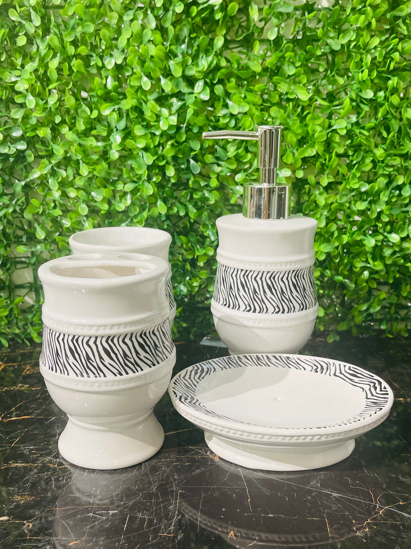 4pcs Ceramic Bath Set