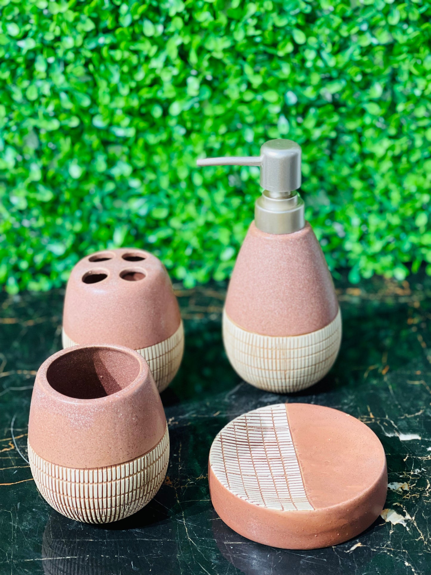 4pcs Ceramic Bath Set