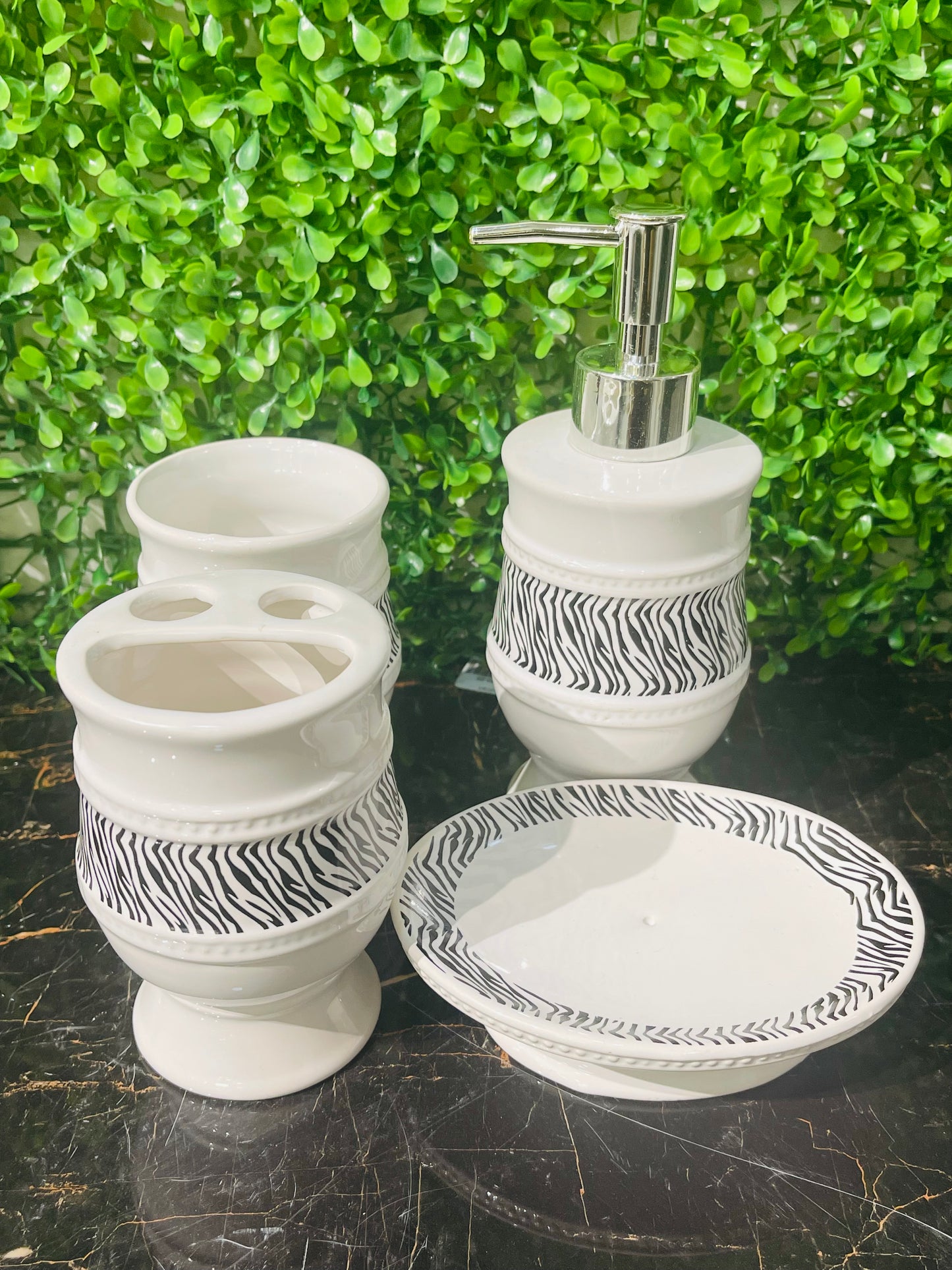 4pcs Ceramic Bath Set