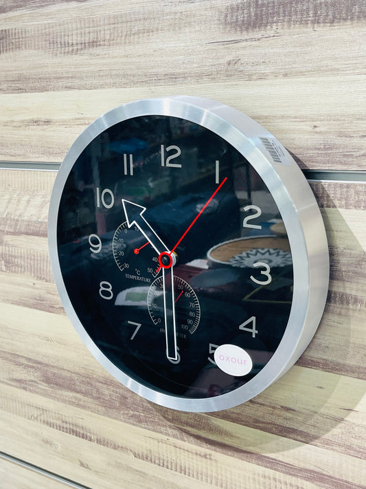 Silver Clock (Black)